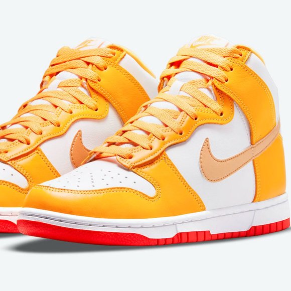 Nike Dunk High University Gold Womens Size 9.5 DQ4691-700 IN HAND READY … - Picture 1 of 10